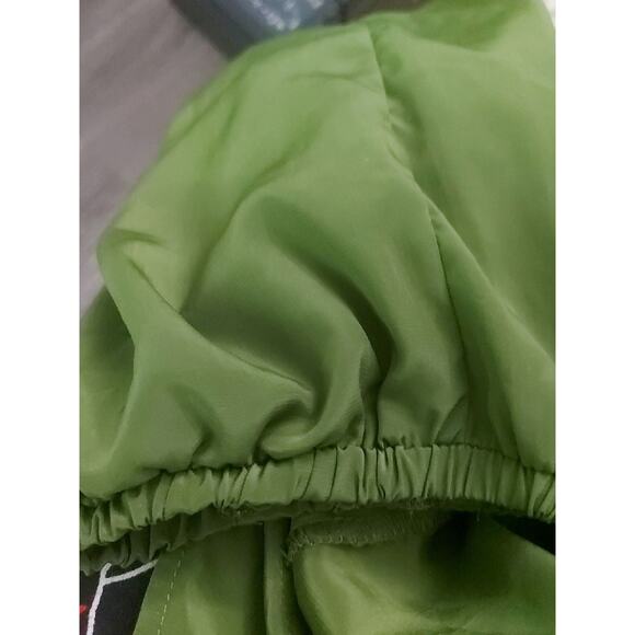 Toxik3 Sleeveless Green Utility Zip Up Jumpsuit M Boho Vacation Festival Fall - Picture 7 of 11